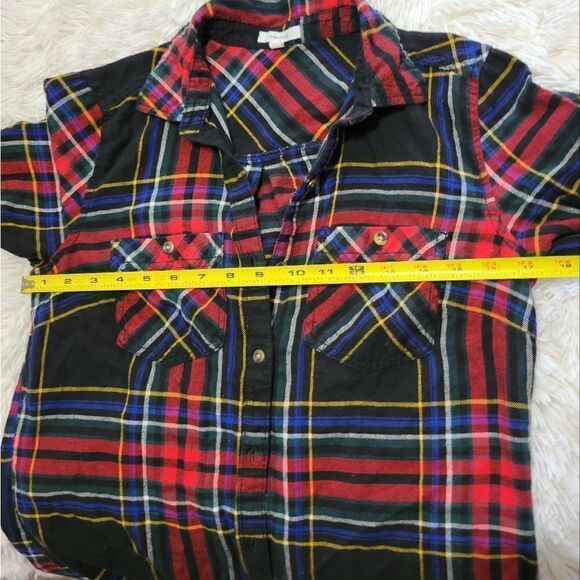 Maurices double pocket plaid button down shirt - Picture 5 of 9